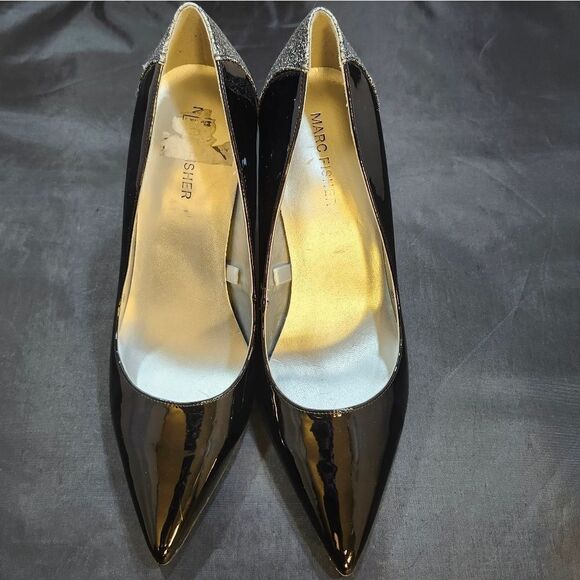 MARC FISHER WOMEN' STILETTO HEELS CLOSED TOE SLIP-ON PUMP - Picture 2 of 16